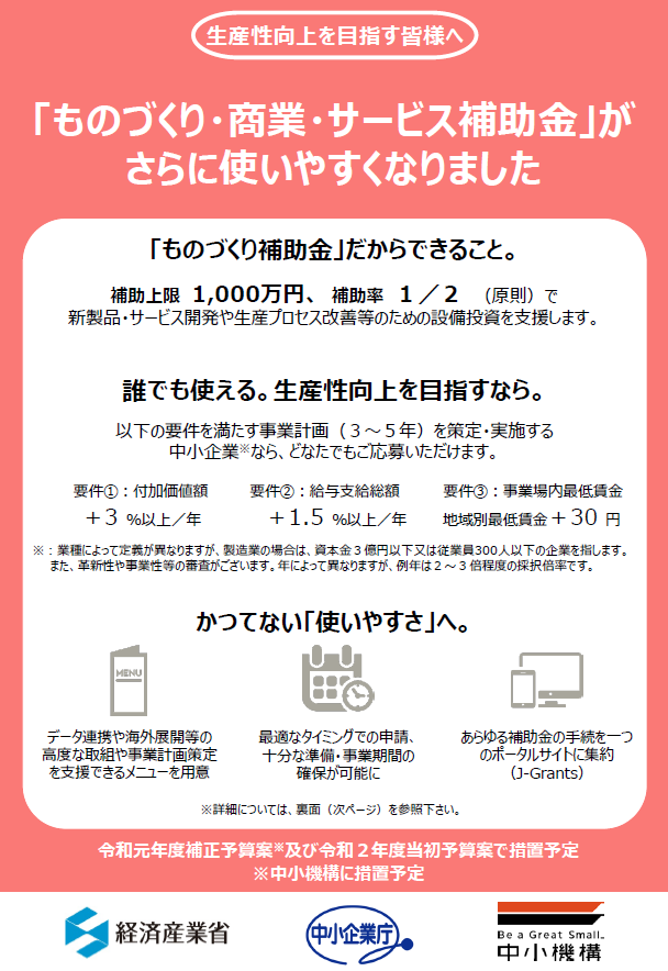 ものづくり補助金の加点要素「経営革新計画」「事業継続力強化計画」とは