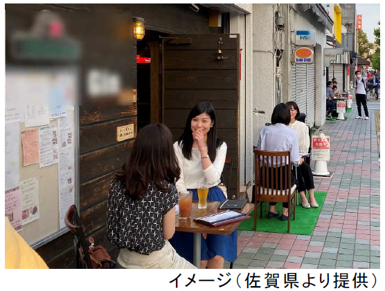 【新型コロナウイルス感染症対策】飲食店等のテイクアウトやテラス営業など道路占用の許可基準を緩和！