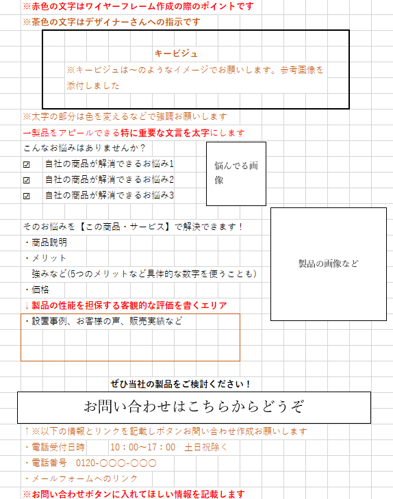 事業者向け エクセル等でのワイヤーフレームの作り方 初心者も簡単 名古屋のコンサルティング会社アクセルパートナーズ